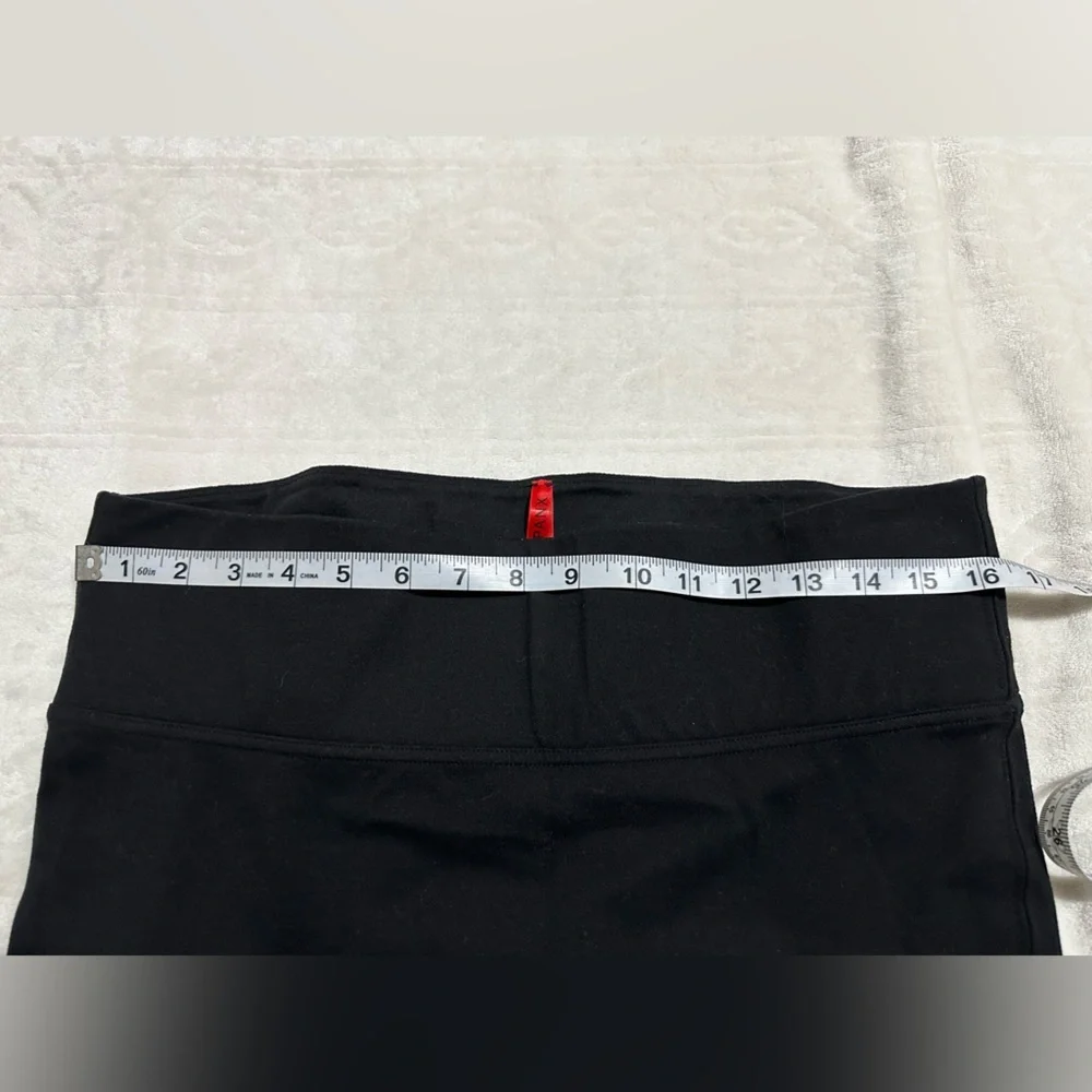 Spanx Black Structured Shaping Cropped Leggings Style 2191 Sz XL - Picture 9 of 9